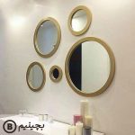 آینه گرد پنج تایی