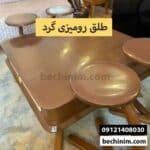 طلق رومیزی گرد-رومیزی سیلیکونی گرد