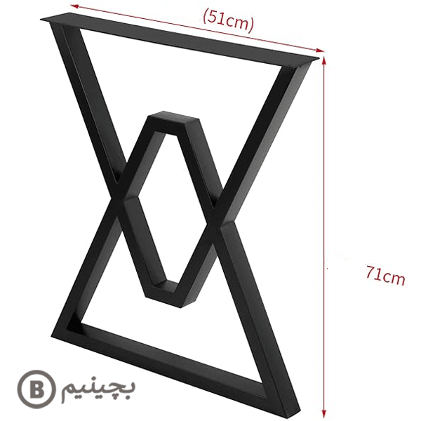 میز پایه فلزی 